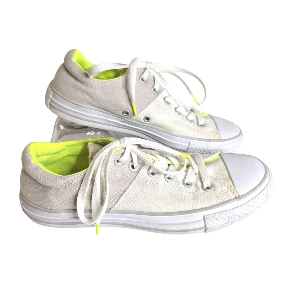 Converse All Star Womens 8.5 Madison Highlighter Neon Low Top Lace Shoes